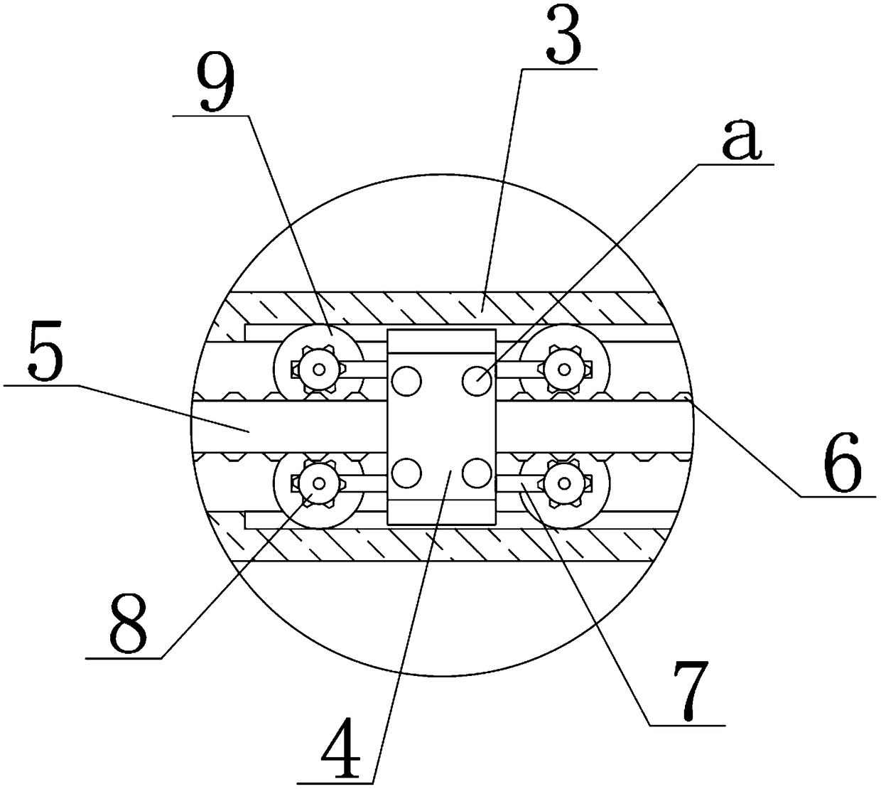 Angle-adjustable guide rail for cutting machine