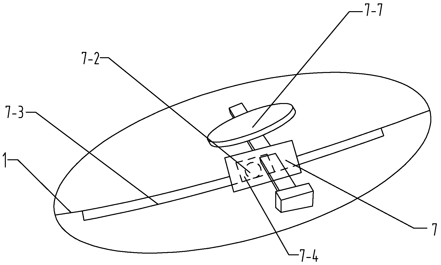 Laser type super-equal-length discus core stability and strength training and information feedback monitoring device