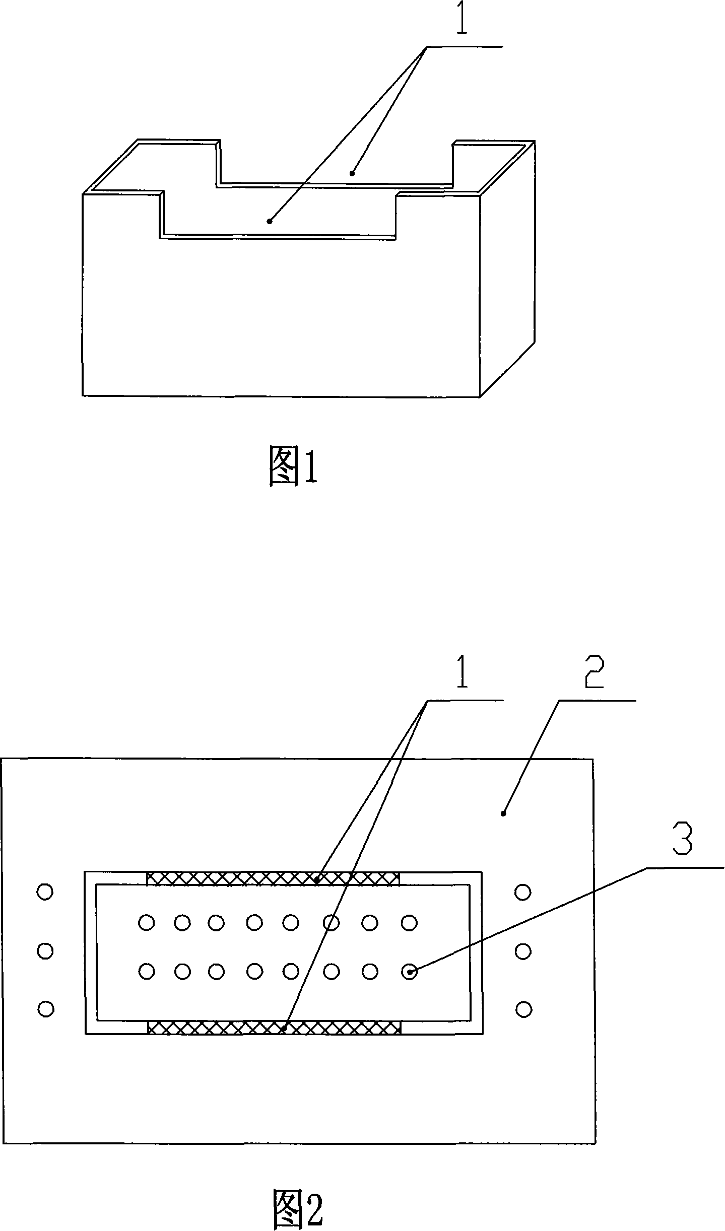 One-side dual open kettle mouth with tin overflow mouth length