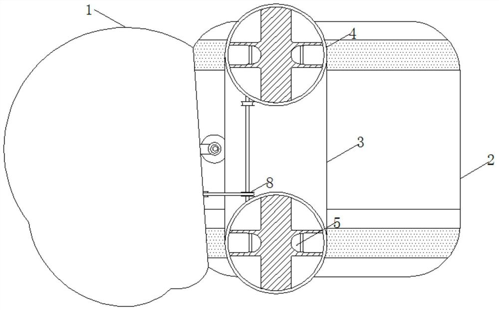 A cutting auxiliary device with high safety for whole wood home furnishing processing