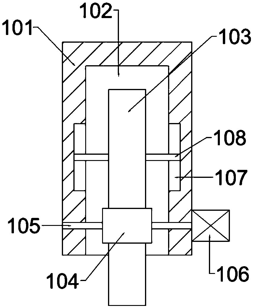 Mold drilling equipment having shift prevention function