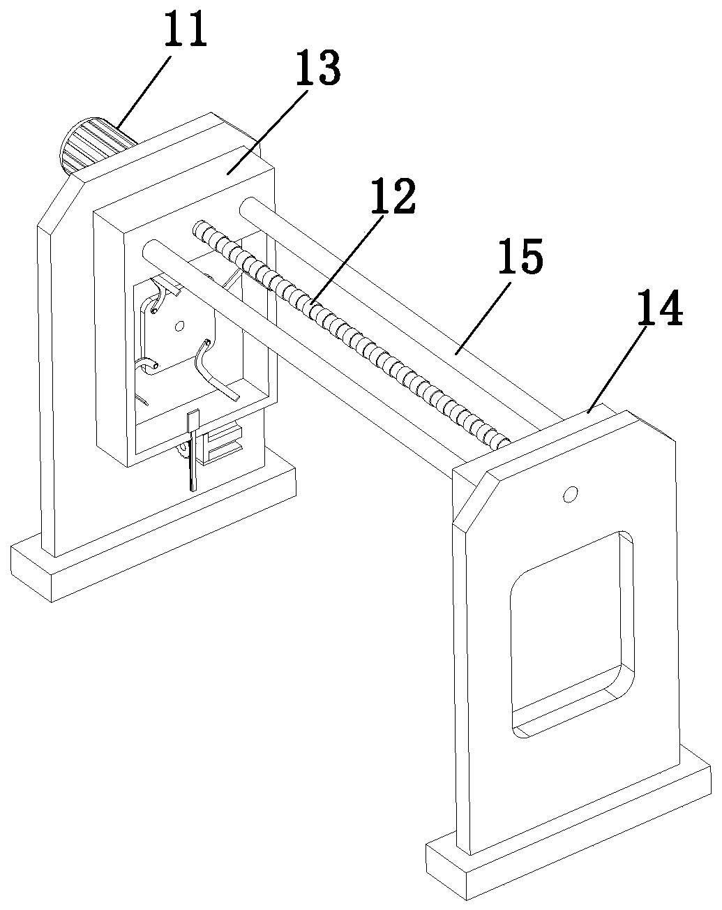 New energy automobile tire production positioner