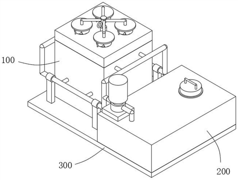 Washing and drying device for steam-based disinfection of empty cans