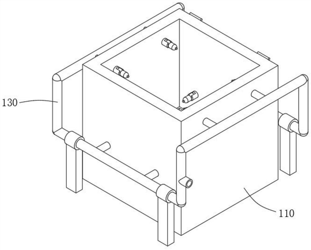 Washing and drying device for steam-based disinfection of empty cans