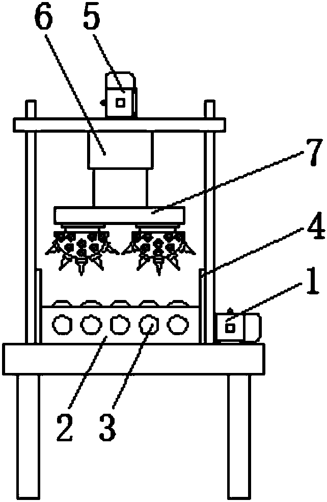 Coal crushing and drying integral device with screening function