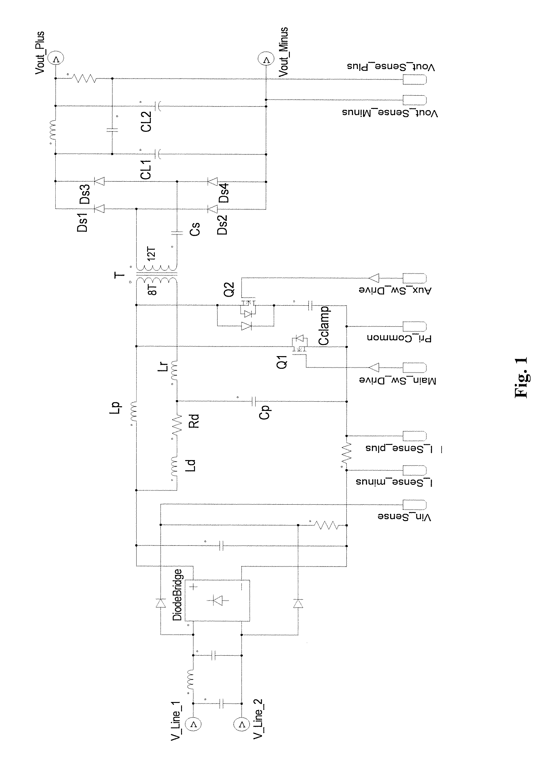 Single stage isolated ac/dc power factor corrected converter