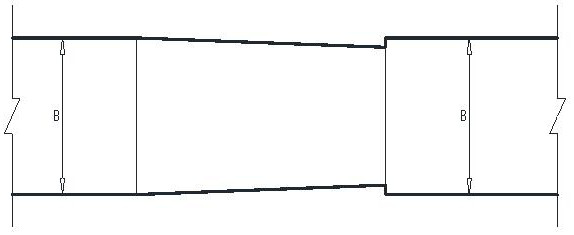 A three-dimensional full-section lateral diffusion aeration sill