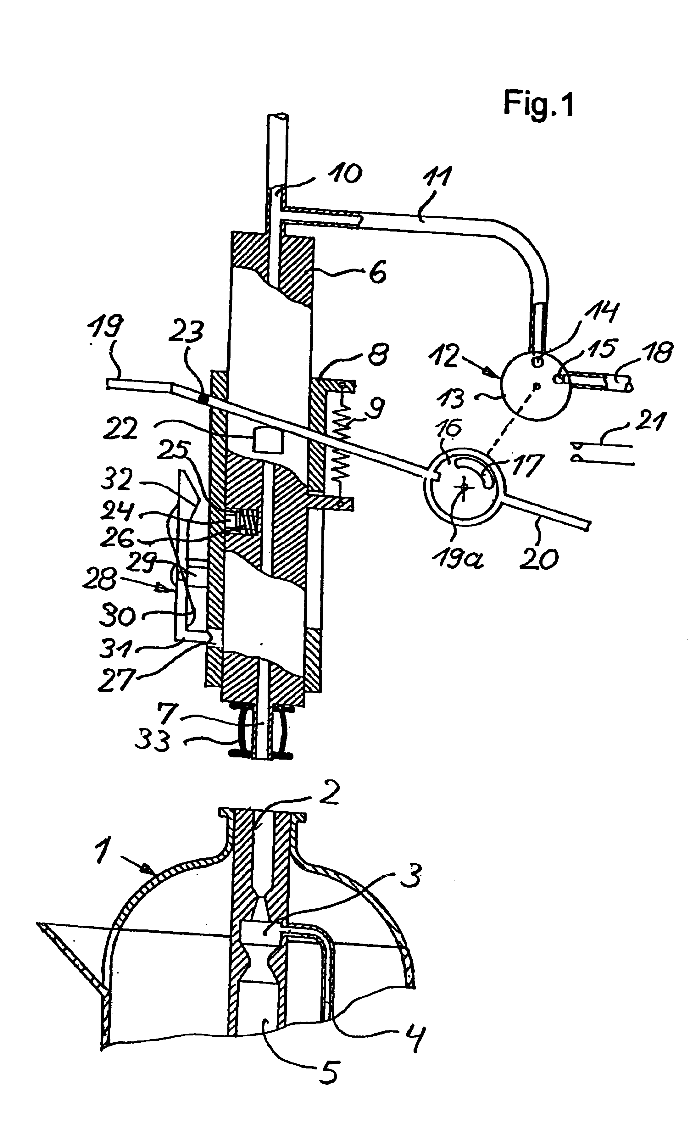 Steam docking unit of an espresso machine