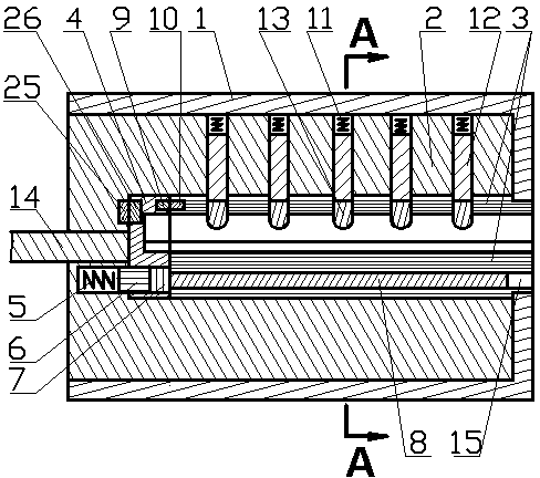 Anti-theft lock integrating functions of asynchronous interlocking, electromechanical interlocking, warning and invisibility