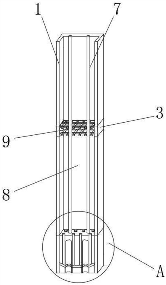 Prefabricated building frame and rapid connecting method thereof