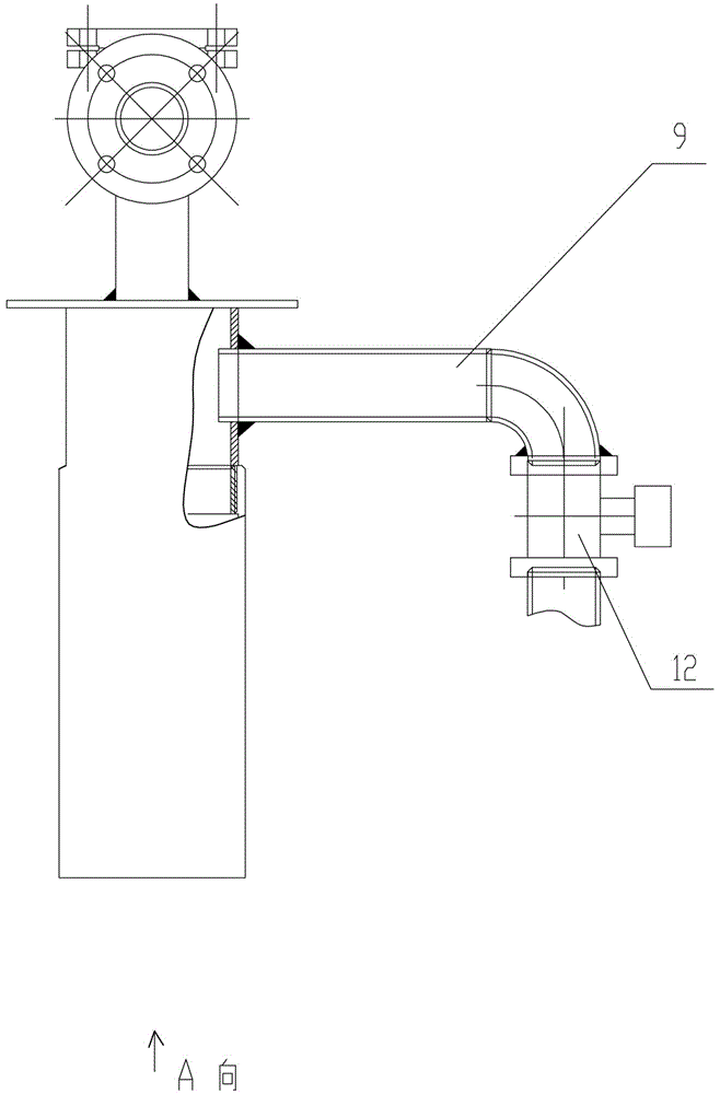 A powder-liquid anti-clogging mixer for adding medicine