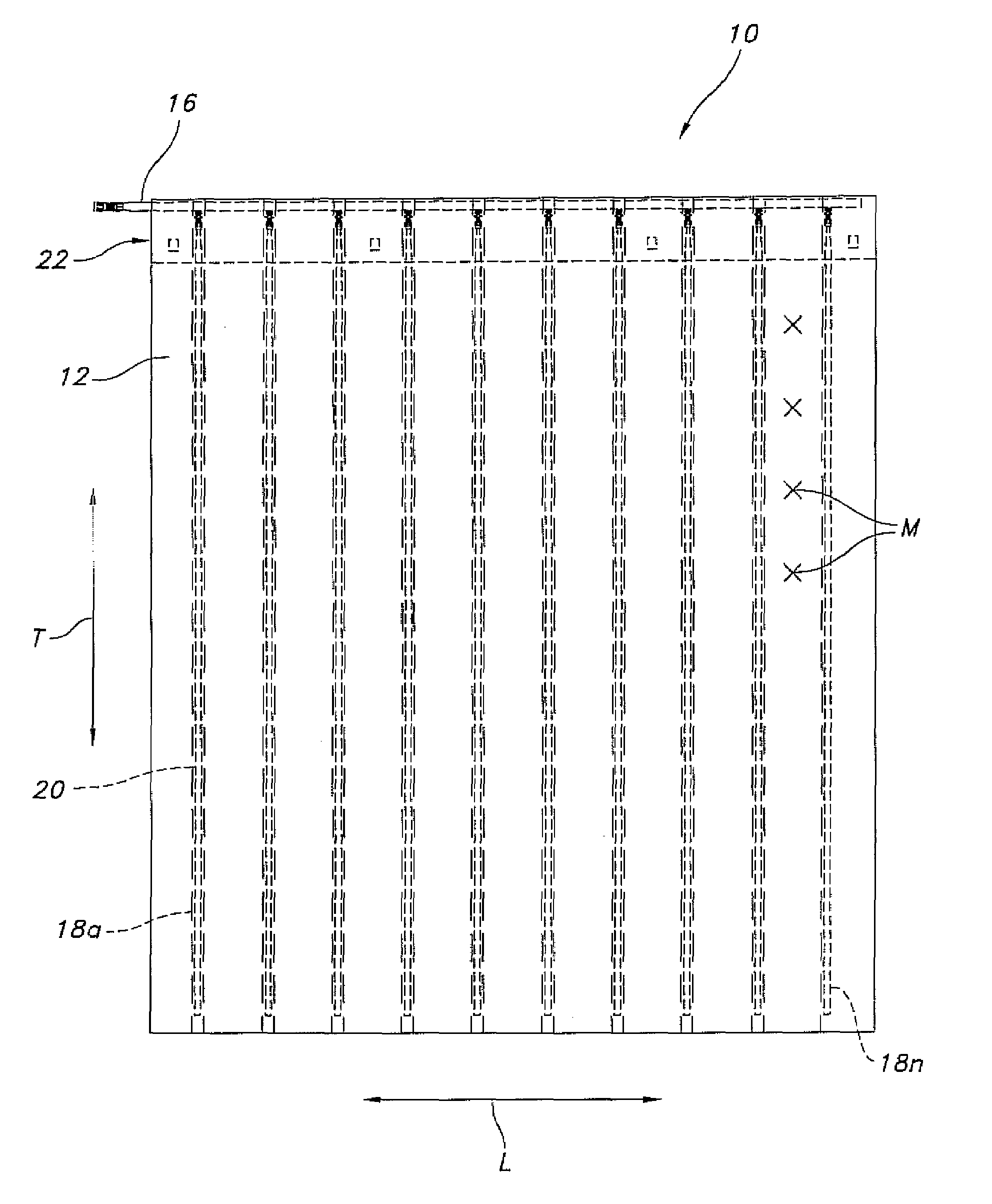 Gardening blanket with integral watering system