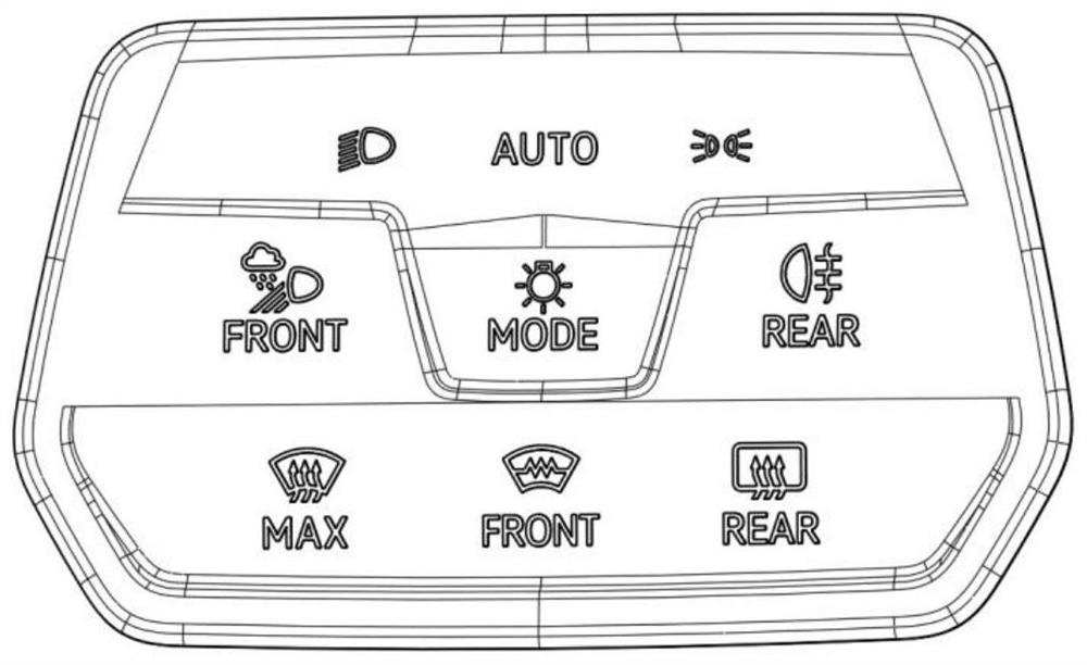 Vehicle operation panel