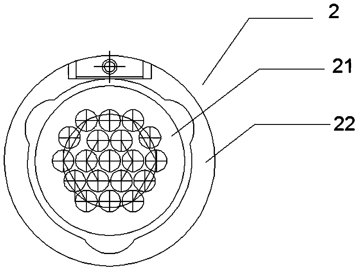 19-core connector