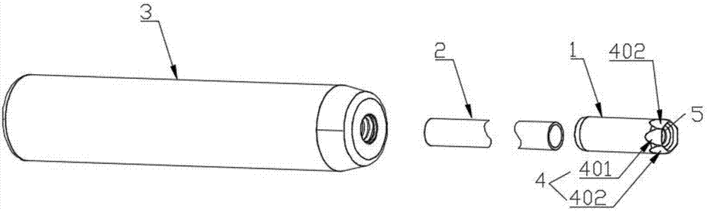 Tubular tool for acquiring human vein transplant in minimally invasive manner