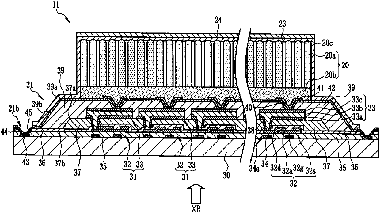 Photoelectric detecting structure and preparation method thereof