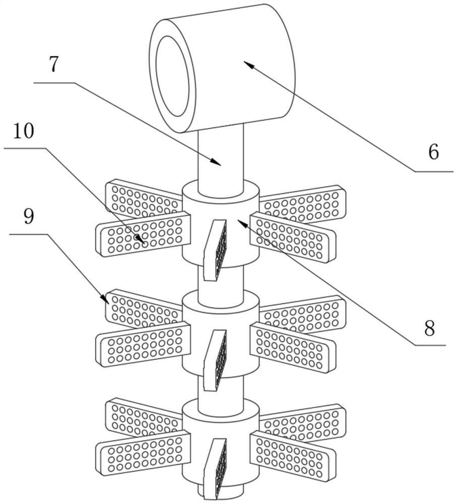 Uniform preparation device for physical foaming material