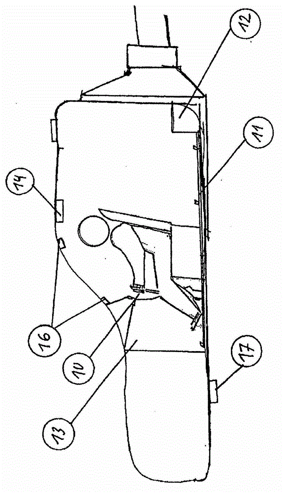 Apparatus and method for operating a flight simulator with a special impression of reality