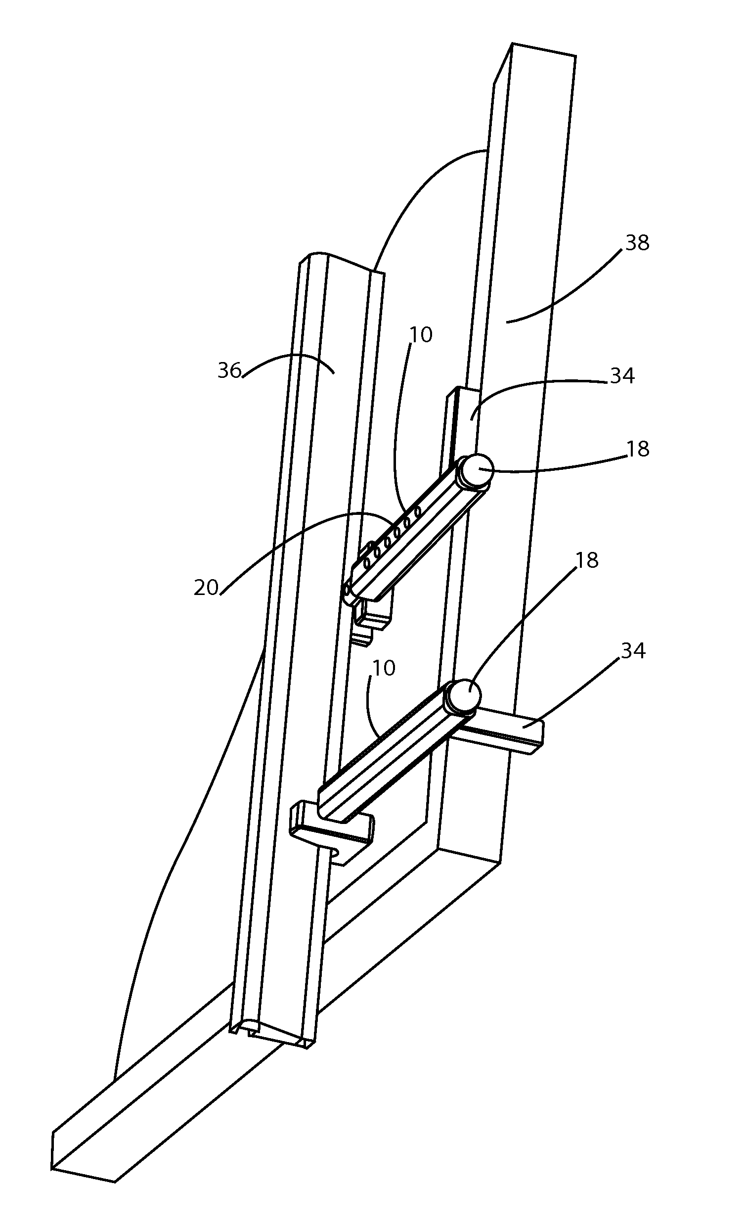 Solar panel installation tool