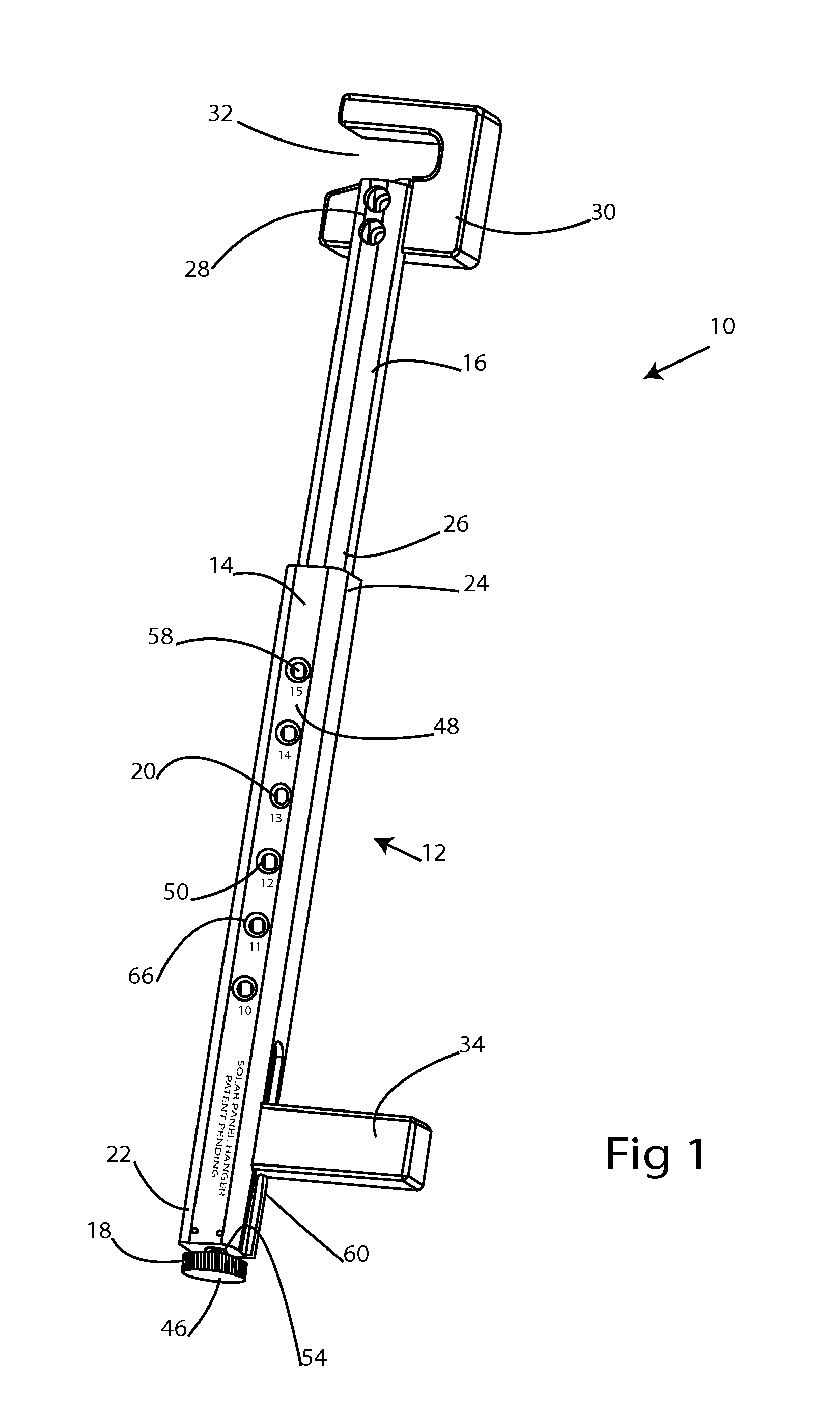 Solar panel installation tool