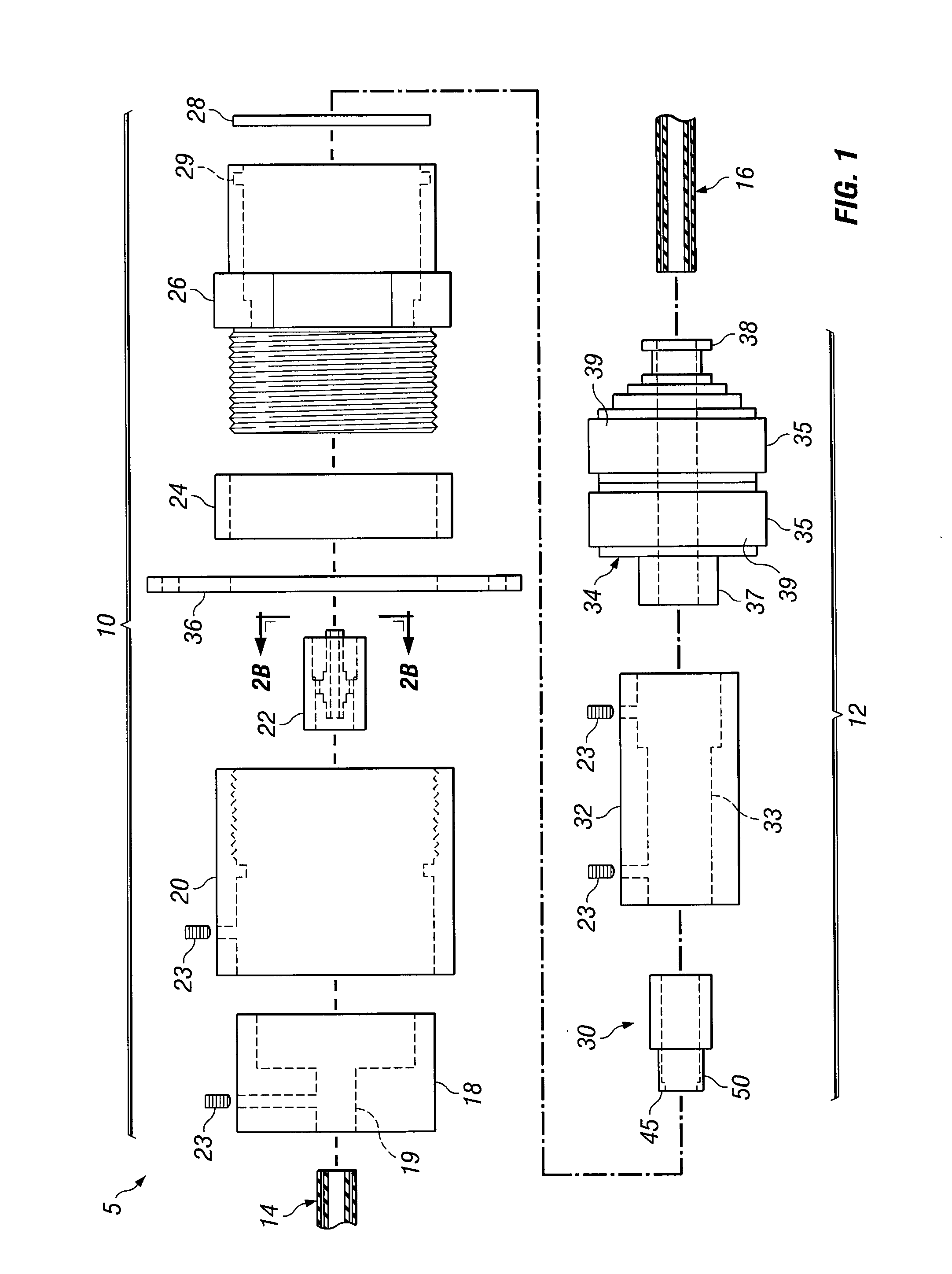 Inline swivel connection for multi-lumen tubing