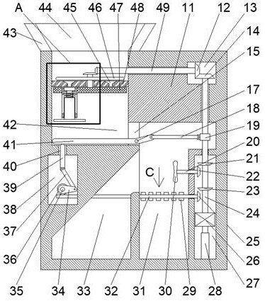 Automatic shelling and screening device for shelled medicinal materials