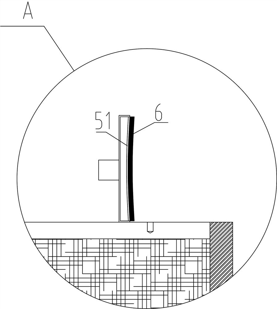 Experimental device and method for spacing between inner layer and outer layer of LNG tank body