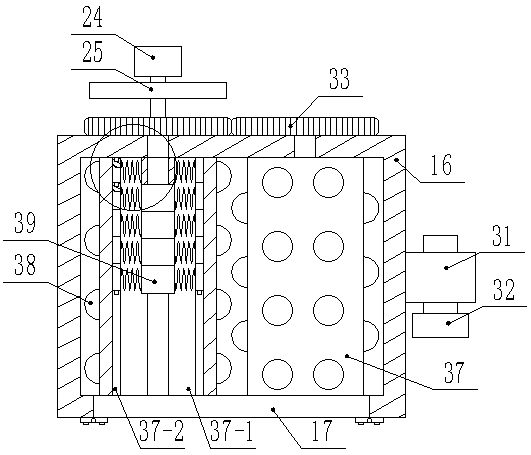 Stirring device for building construction