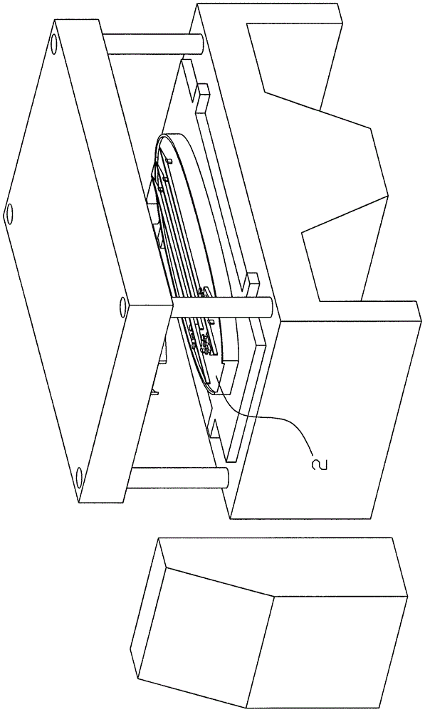 Manufacturing method of pre-buried fixed parts in sliding plate