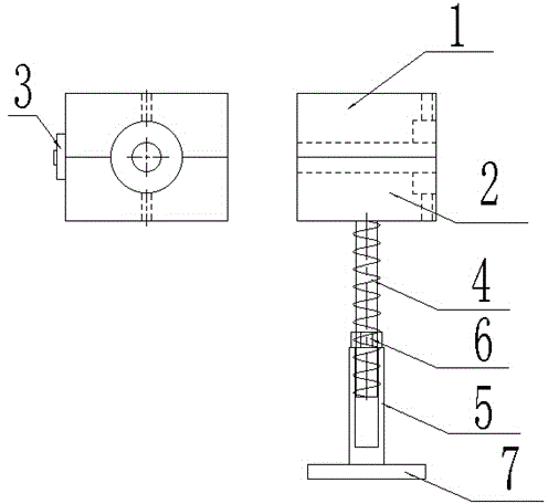 Intermediate frequency furnace water removal device for prestressed steel strands