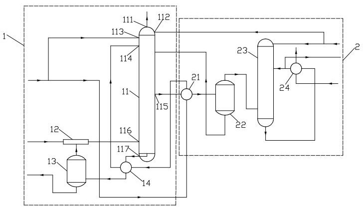 Biogas slurry decarbonization and deamination method and system