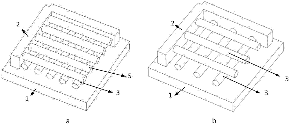 Photo-catalytic reactor and preparation method thereof, based on three-dimensional cylindrical hierarchical structure array