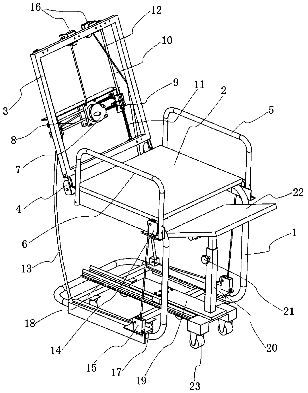 A massage office chair with manually adjustable massage positions