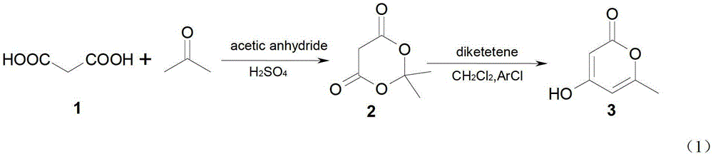 4-substituted alpha-pyrone derivative as well as preparation method and application thereof