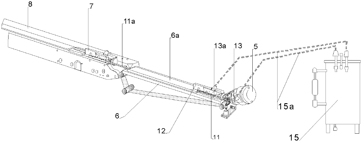 Device for manufacturing hollow filter stick