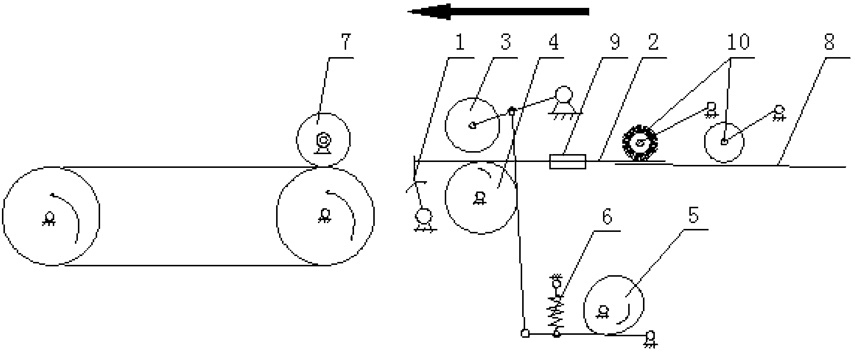 Paper feeding positioning device and operating method thereof