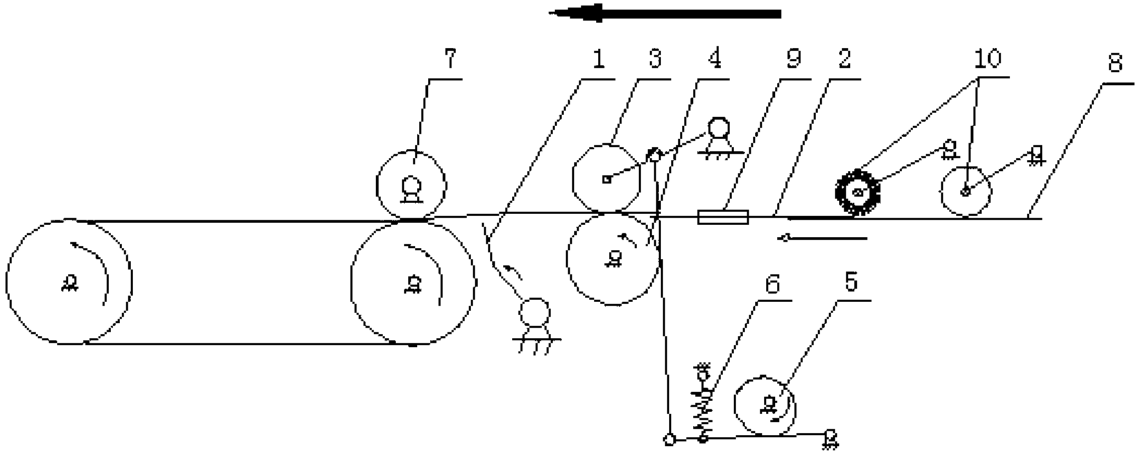 Paper feeding positioning device and operating method thereof