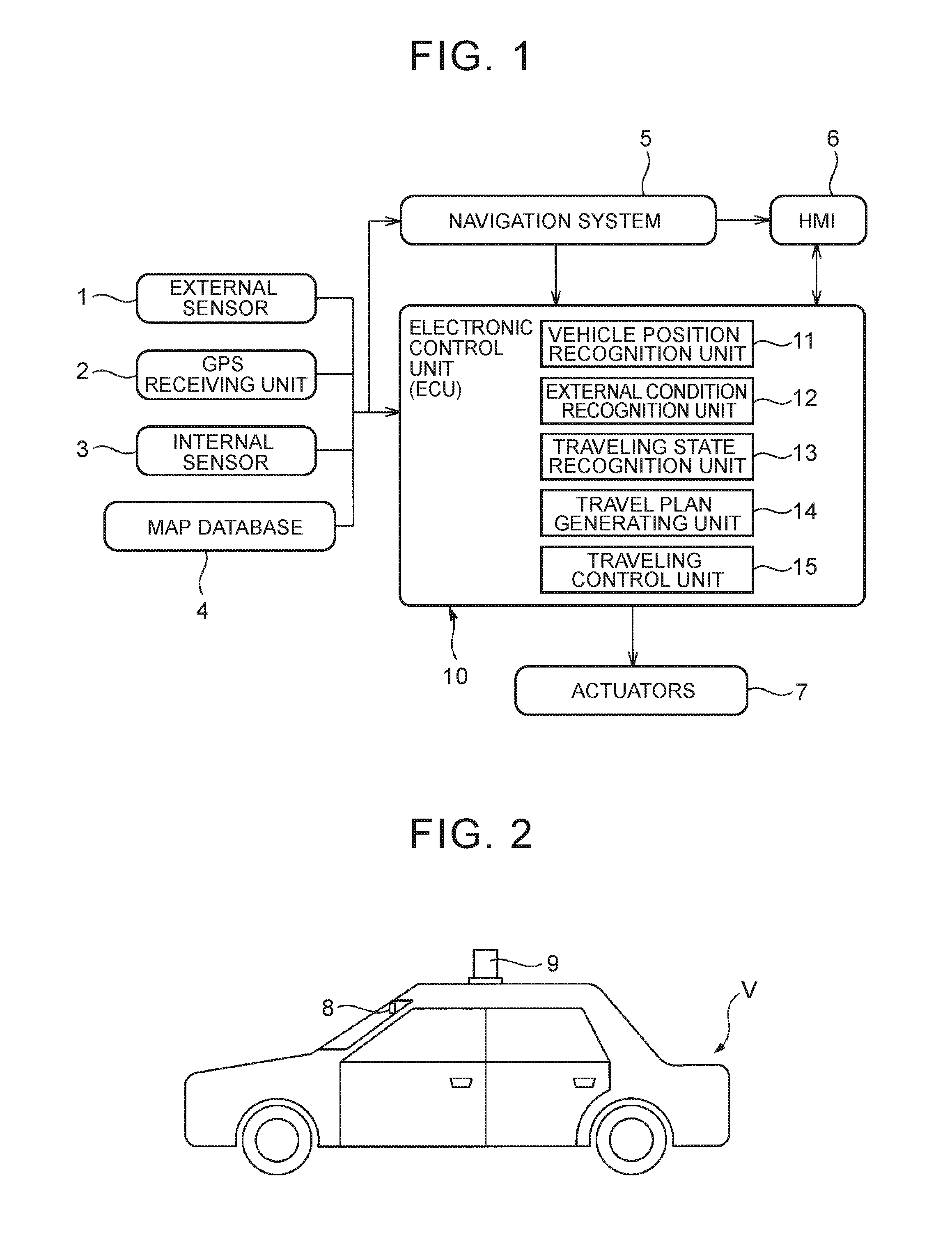 Automatic driving system for vehicle