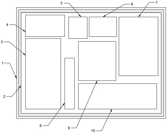 Small propellant damage first-aid kit set and assembling method thereof