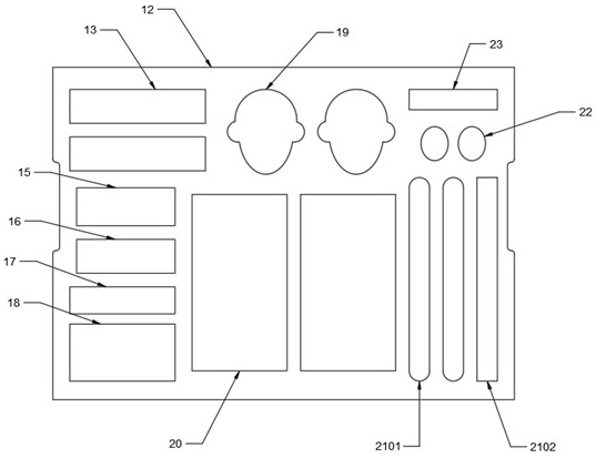 Small propellant damage first-aid kit set and assembling method thereof