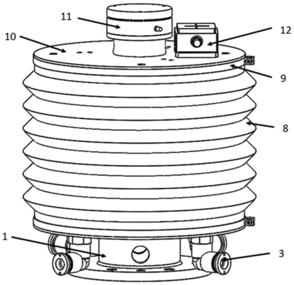 Pneumatic-electric hybrid force control end effector for robot