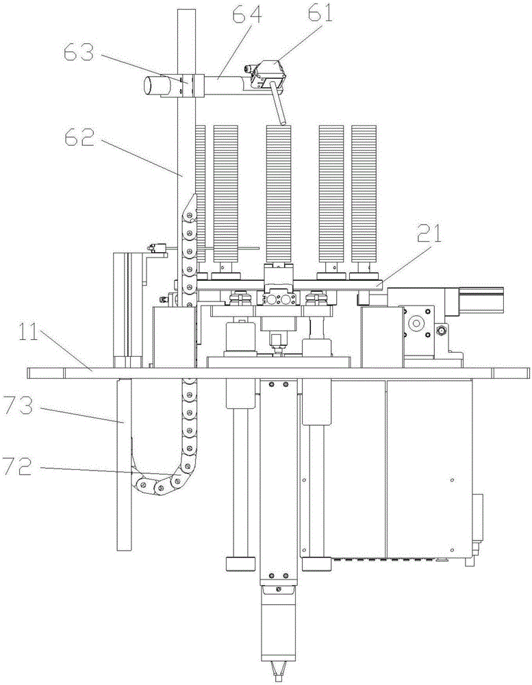 Automatic blade-assembling equipment of oil pump motor