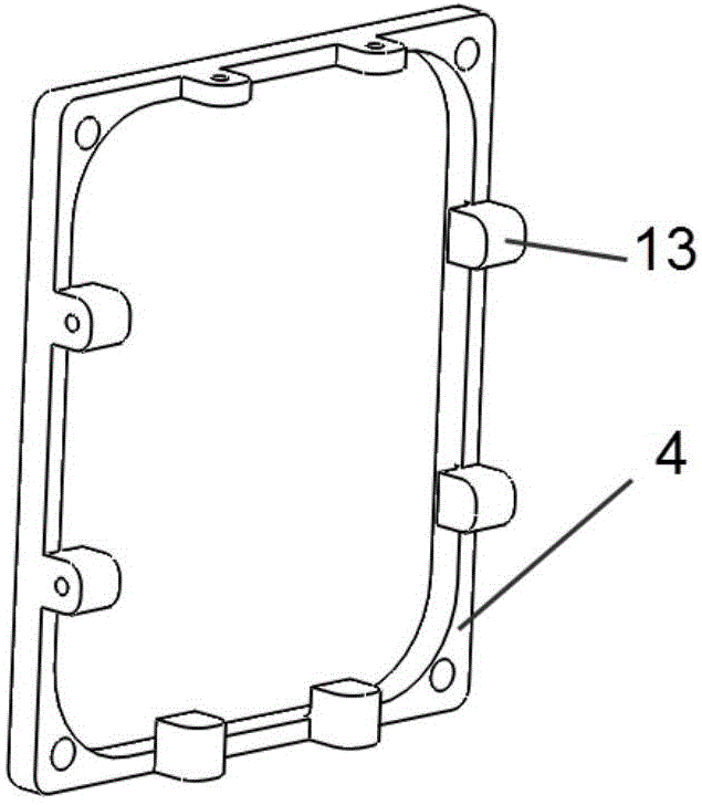 Closed focal plane box of space camera