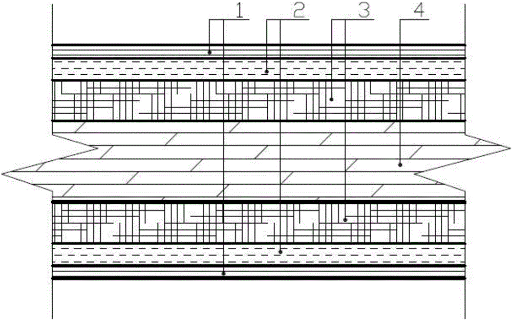 Wooden functionally graded laminate for high dimensional stability structure and preparation method thereof