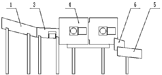 Novel material re-cleaning pulping device for gold ore tailing pond