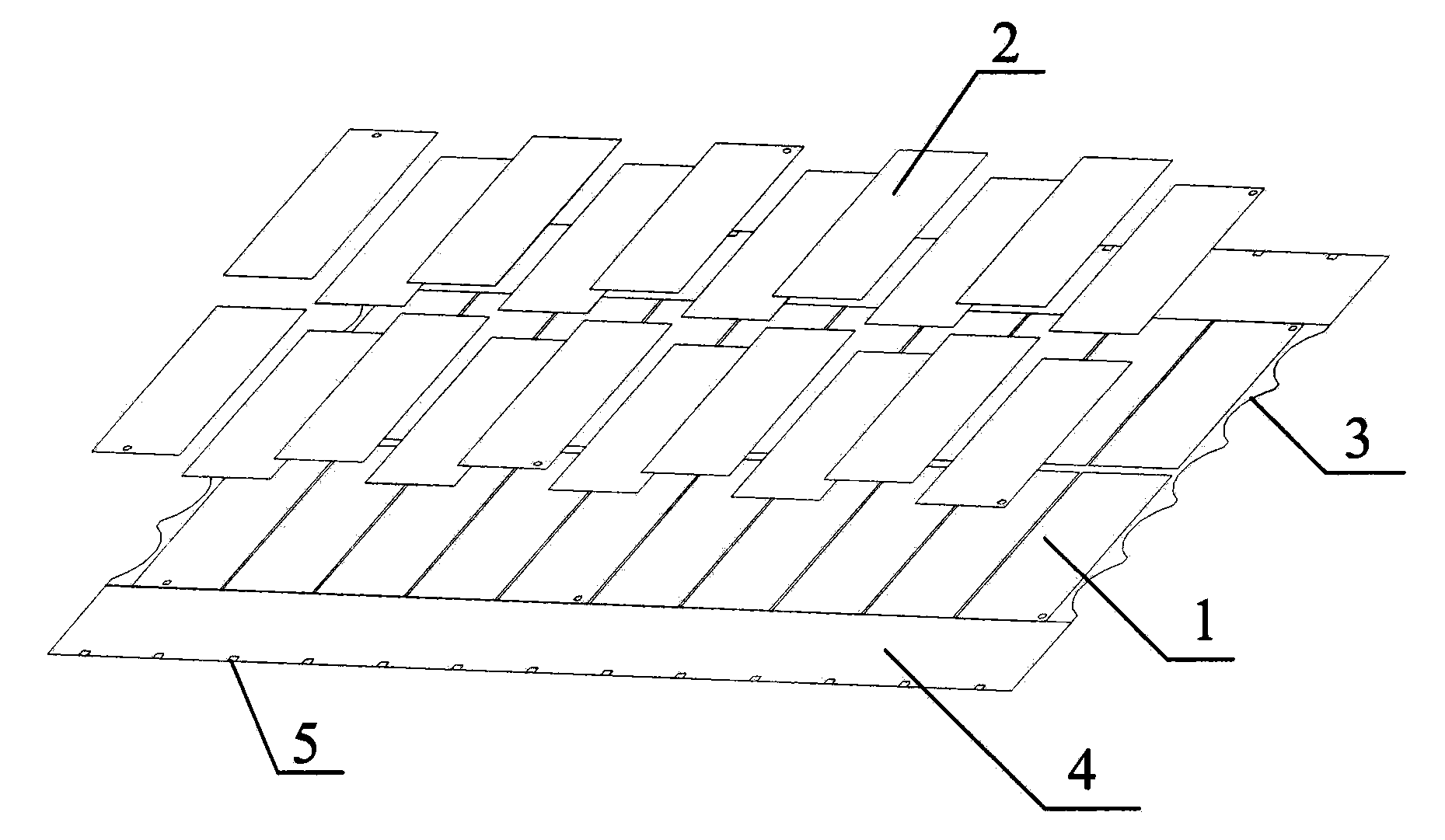 Method for preparing pre-tension membrane structure antenna