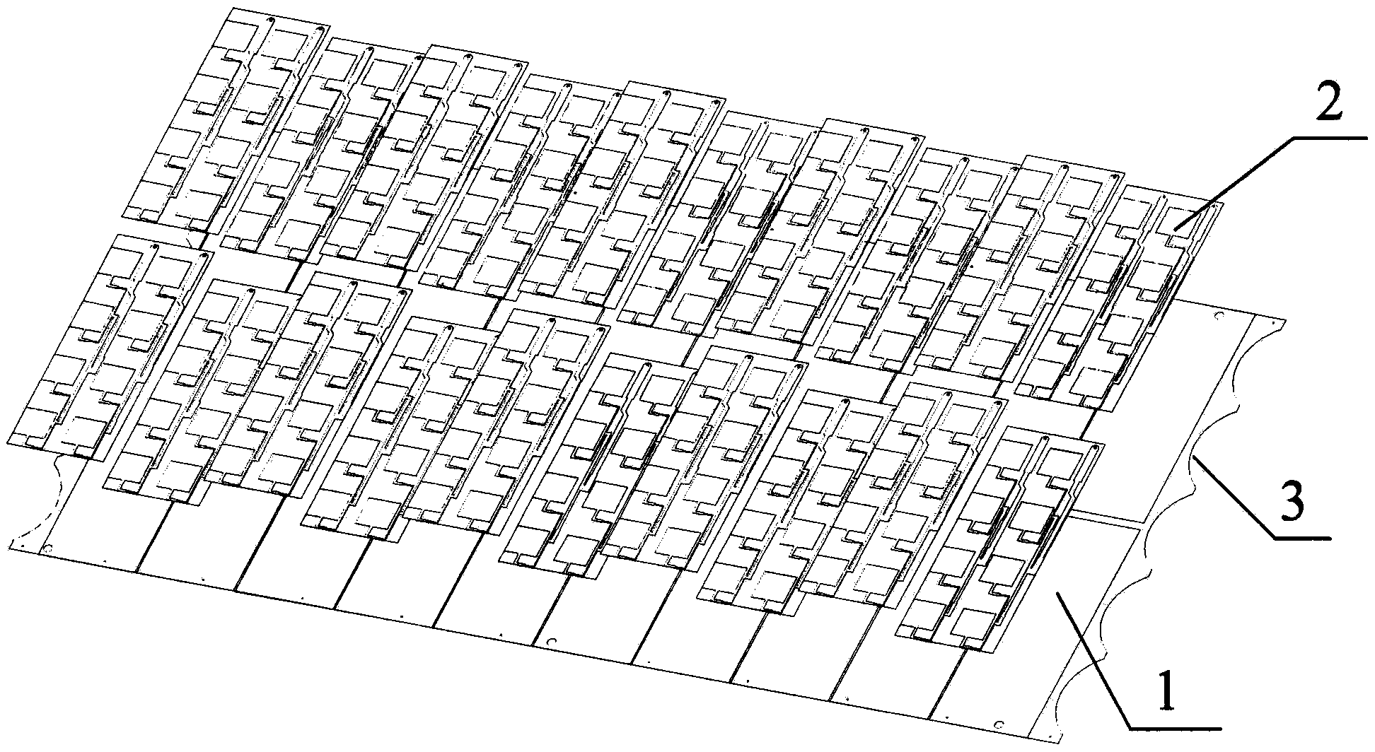 Method for preparing pre-tension membrane structure antenna