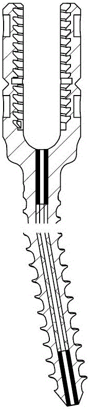 Magnetic navigation pedicle screw