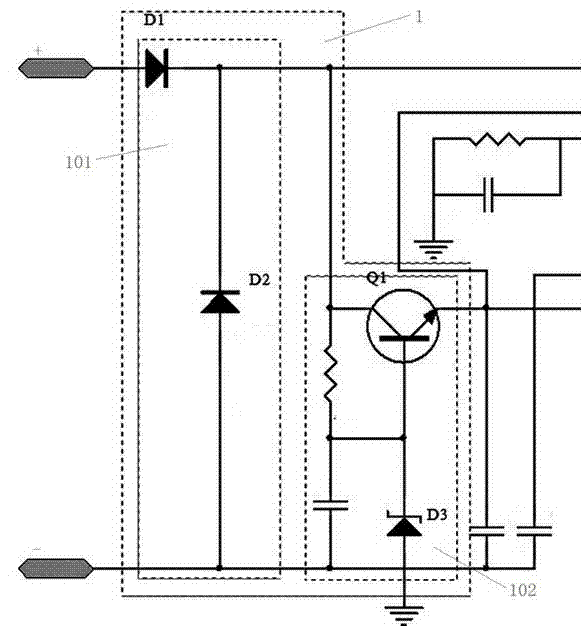 LED drive device, battery charger and drive control circuit of LED drive device