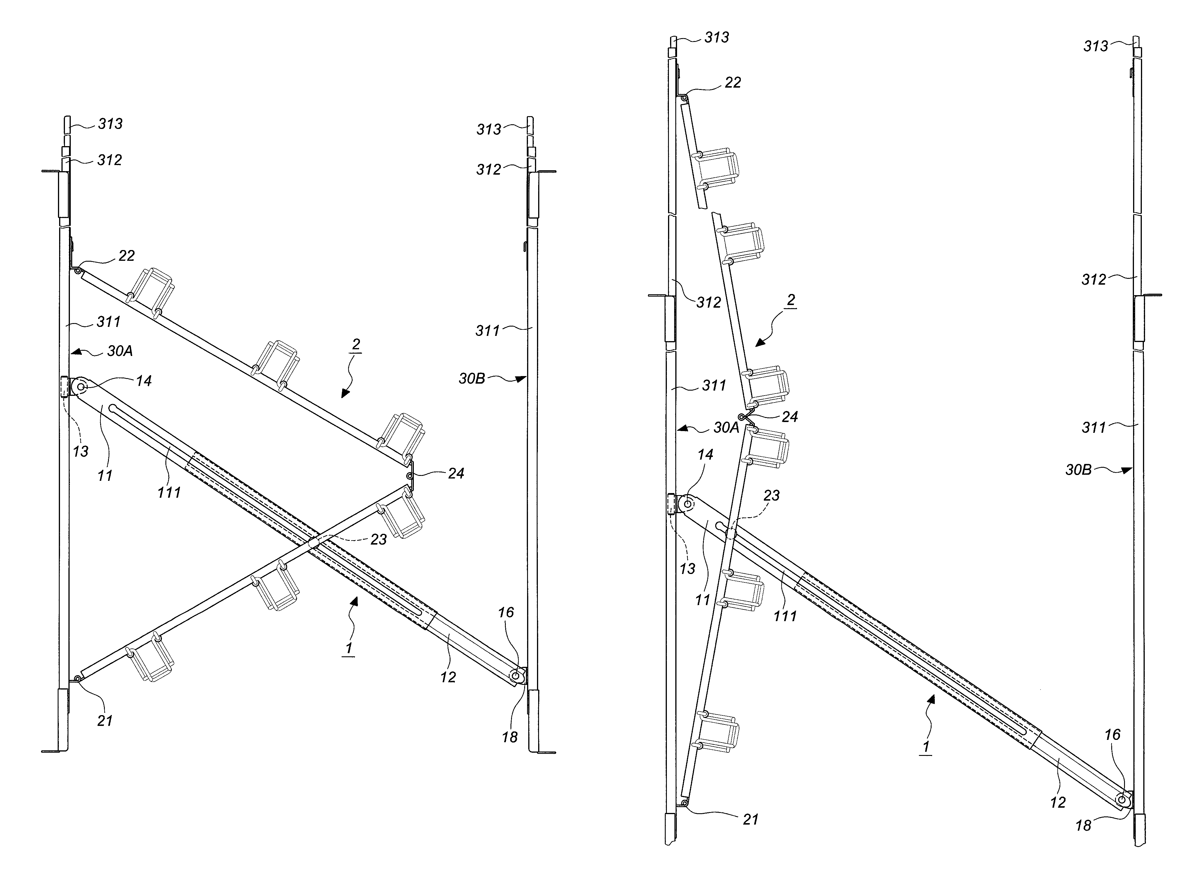 Support slide assembly for a cable management arm